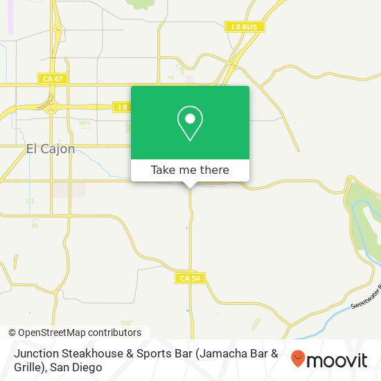 Junction Steakhouse & Sports Bar (Jamacha Bar & Grille) map