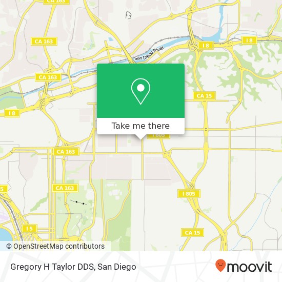 Gregory H Taylor DDS map