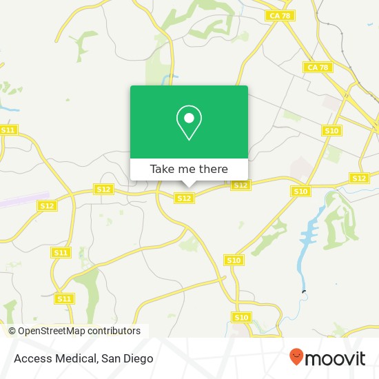 Access Medical map