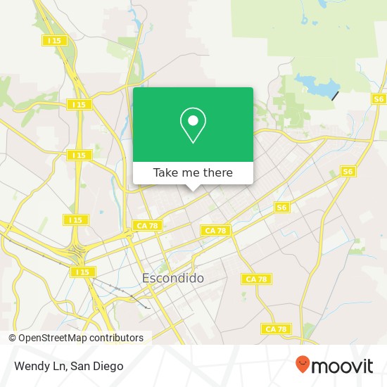 Wendy Ln map