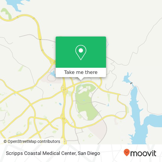 Mapa de Scripps Coastal Medical Center