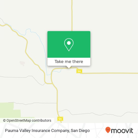 Pauma Valley Insurance Company map