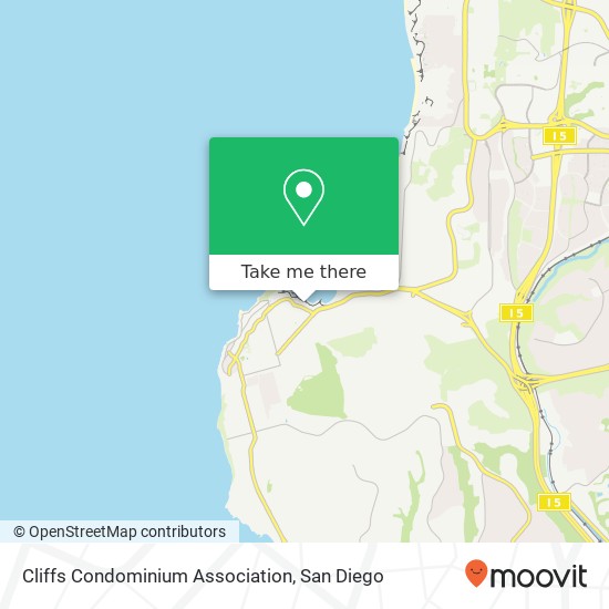 Mapa de Cliffs Condominium Association