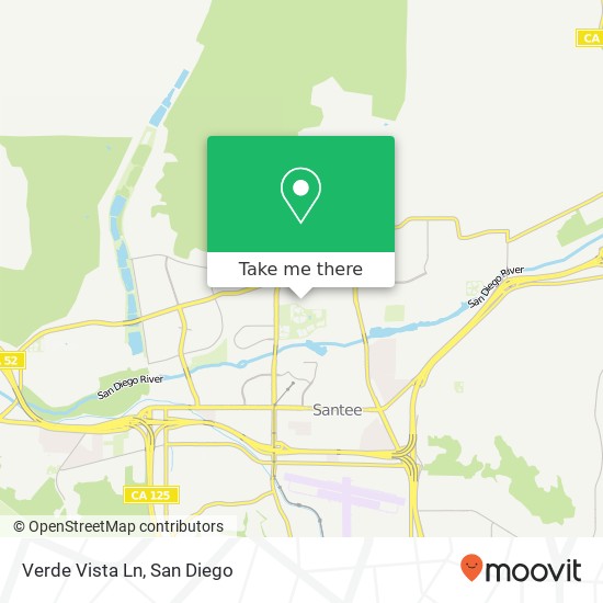 Verde Vista Ln map