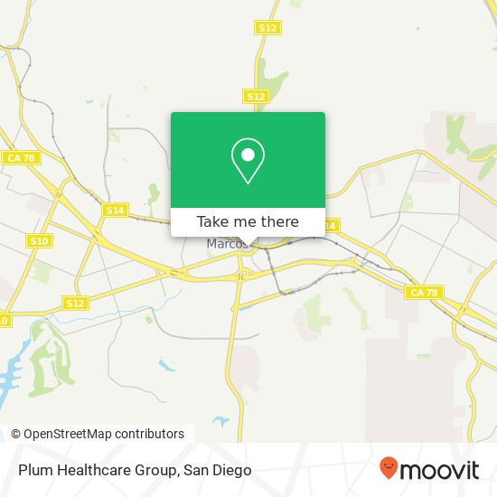 Mapa de Plum Healthcare Group