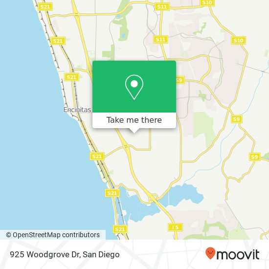 925 Woodgrove Dr map