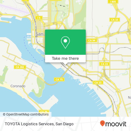 TOYOTA Logistics Services map
