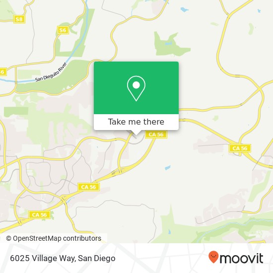 Mapa de 6025 Village Way