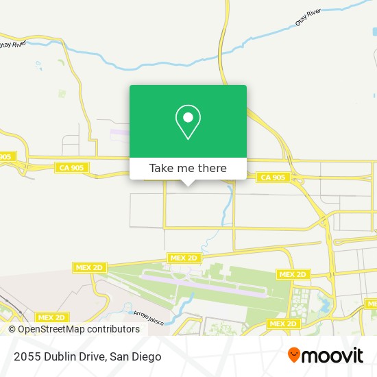 Mapa de 2055 Dublin Drive