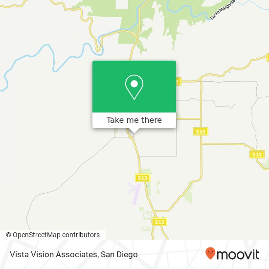 Vista Vision Associates map