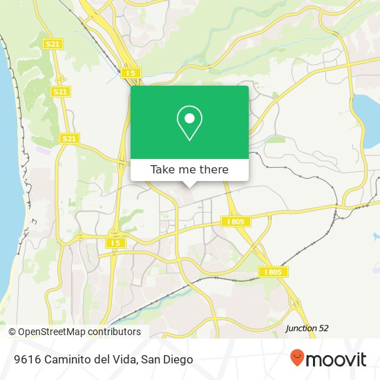 9616 Caminito del Vida map