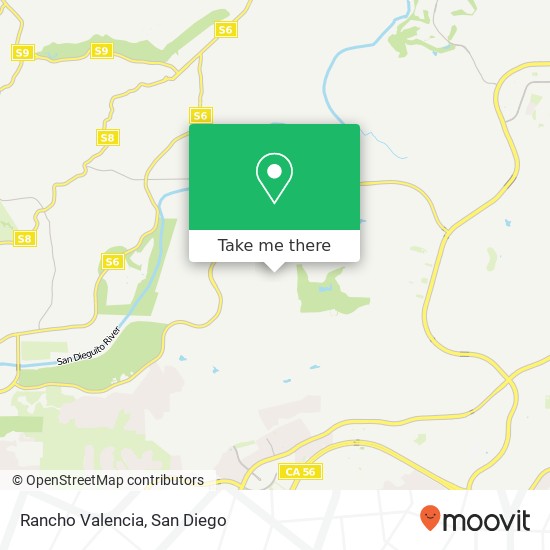 Mapa de Rancho Valencia