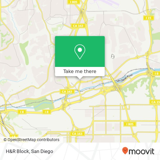 H&R Block map