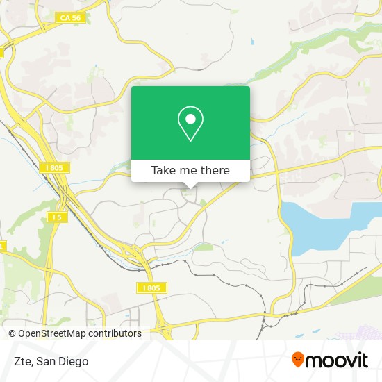 Mapa de Zte