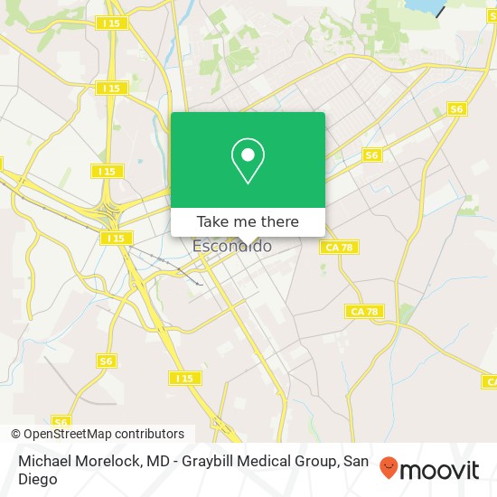 Michael Morelock, MD - Graybill Medical Group map