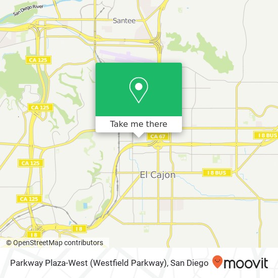 Parkway Plaza-West (Westfield Parkway) map