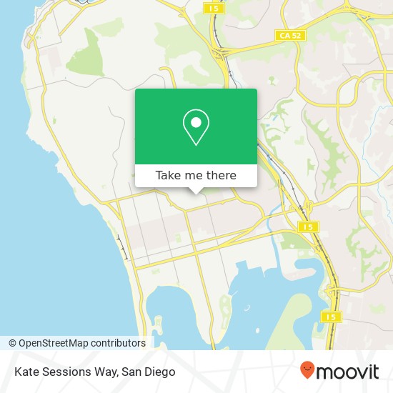 Mapa de Kate Sessions Way
