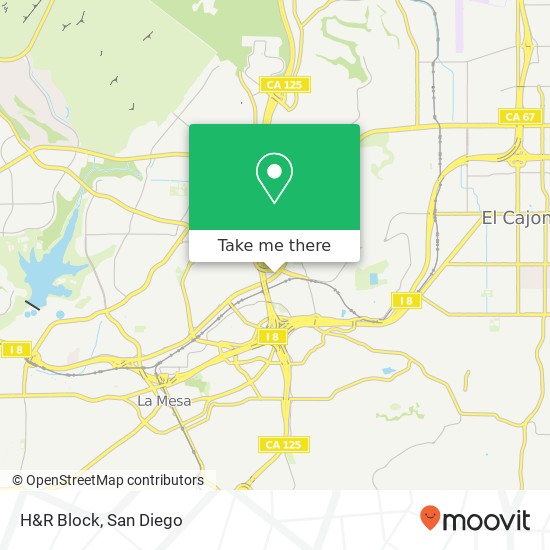 H&R Block map