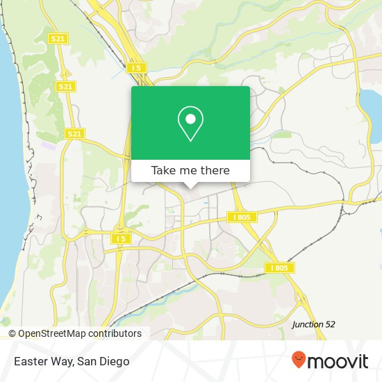 Easter Way map
