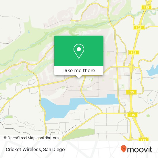 Mapa de Cricket Wireless