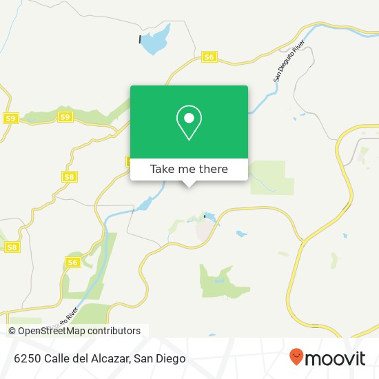 Mapa de 6250 Calle del Alcazar