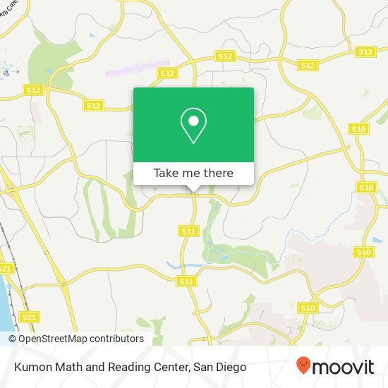 Mapa de Kumon Math and Reading Center