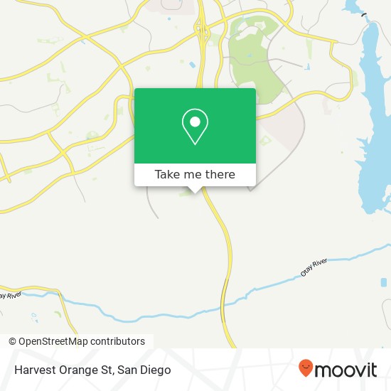 Mapa de Harvest Orange St