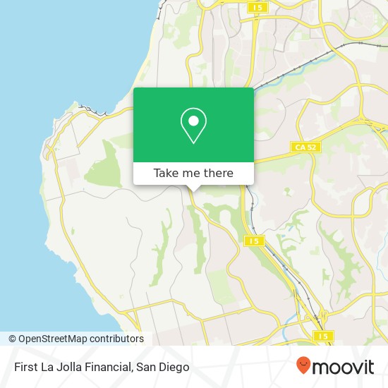 Mapa de First La Jolla Financial