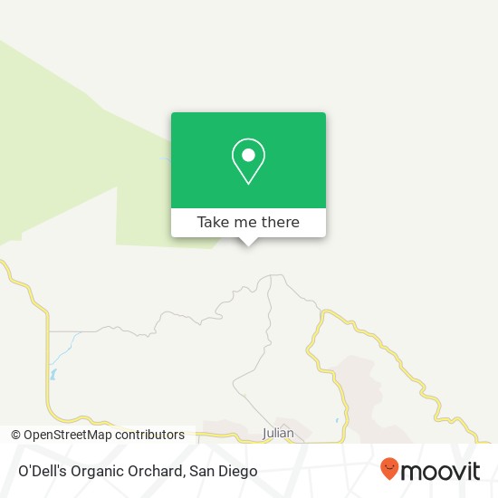 Mapa de O'Dell's Organic Orchard