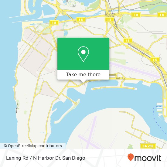 Mapa de Laning Rd / N Harbor Dr