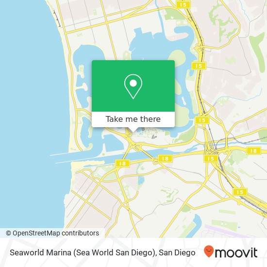 Seaworld Marina (Sea World San Diego) map