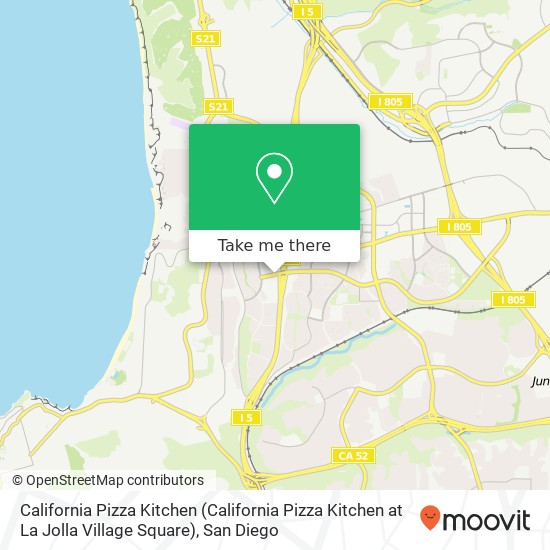 California Pizza Kitchen (California Pizza Kitchen at La Jolla Village Square) map