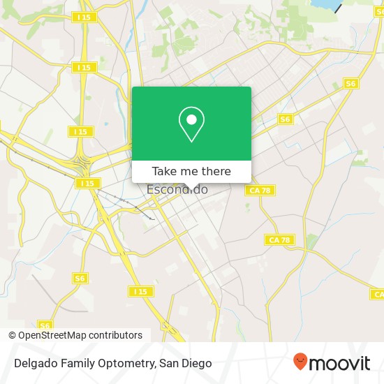 Mapa de Delgado Family Optometry