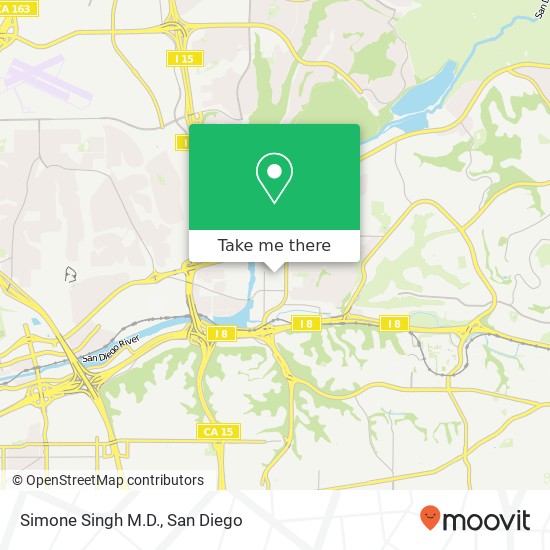 Simone Singh M.D. map