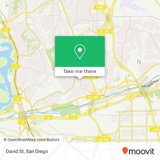 David St map