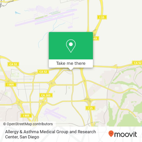 Mapa de Allergy & Asthma Medical Group and Research Center