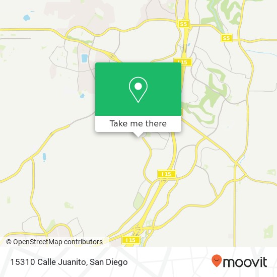 15310 Calle Juanito map