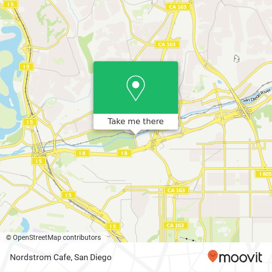 Nordstrom Cafe map