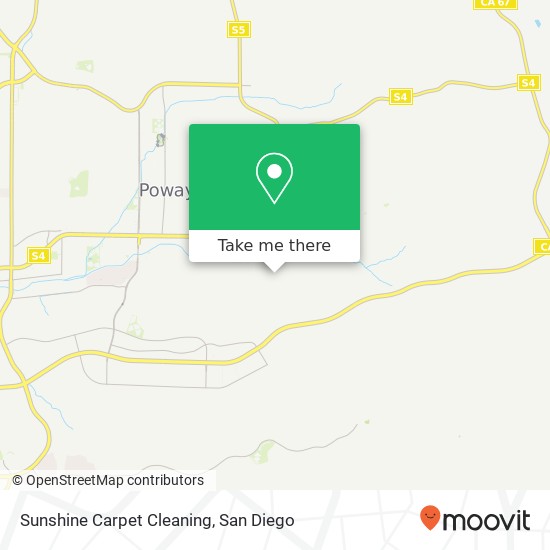 Sunshine Carpet Cleaning map