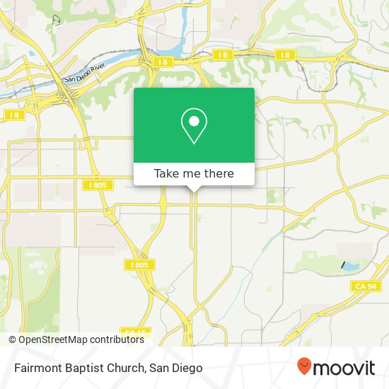 Mapa de Fairmont Baptist Church