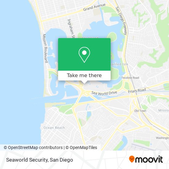 Mapa de Seaworld Security