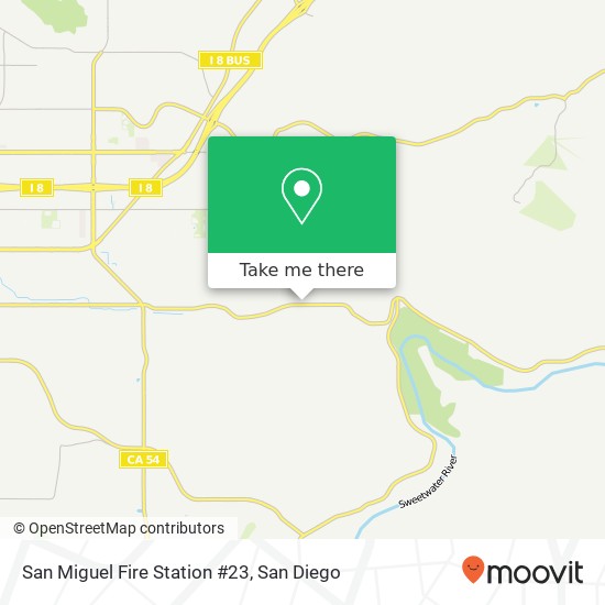 Mapa de San Miguel Fire Station #23