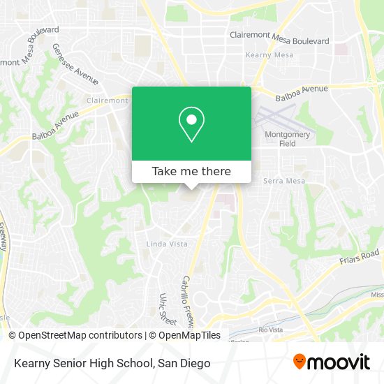 Mapa de Kearny Senior High School