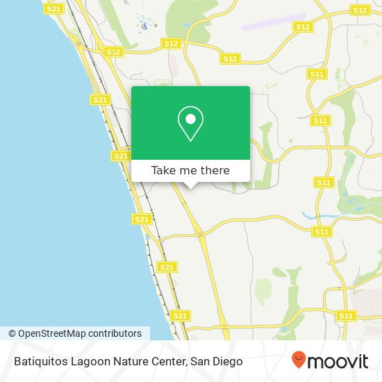 Batiquitos Lagoon Nature Center map