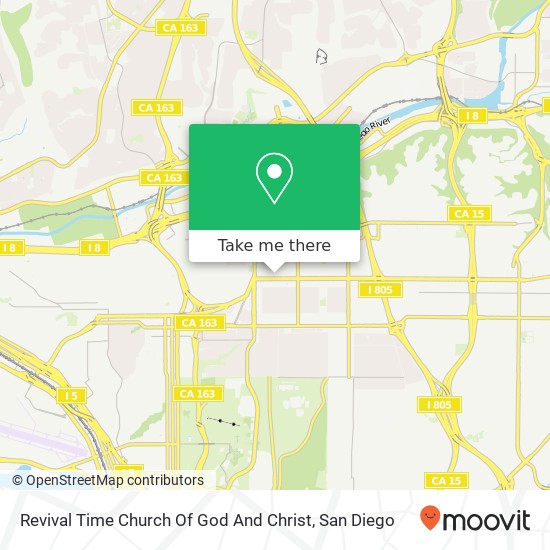Mapa de Revival Time Church Of God And Christ