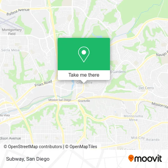 Mapa de Subway