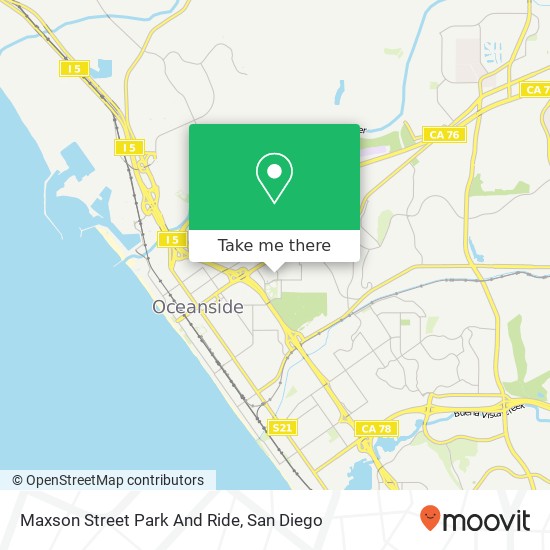 Mapa de Maxson Street Park And Ride