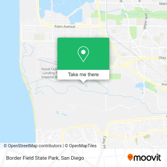 Mapa de Border Field State Park