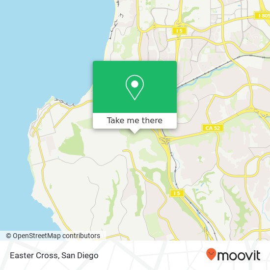 Easter Cross map