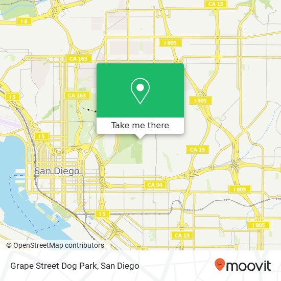 Mapa de Grape Street Dog Park